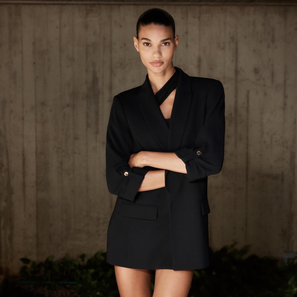 Zara Basic Black Blazer